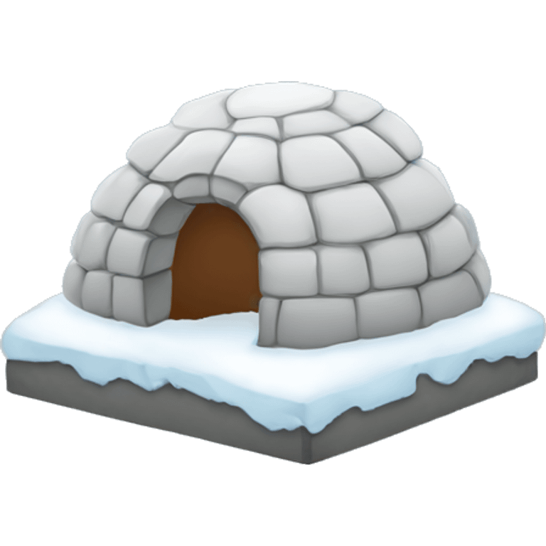 simple Igloo emoji