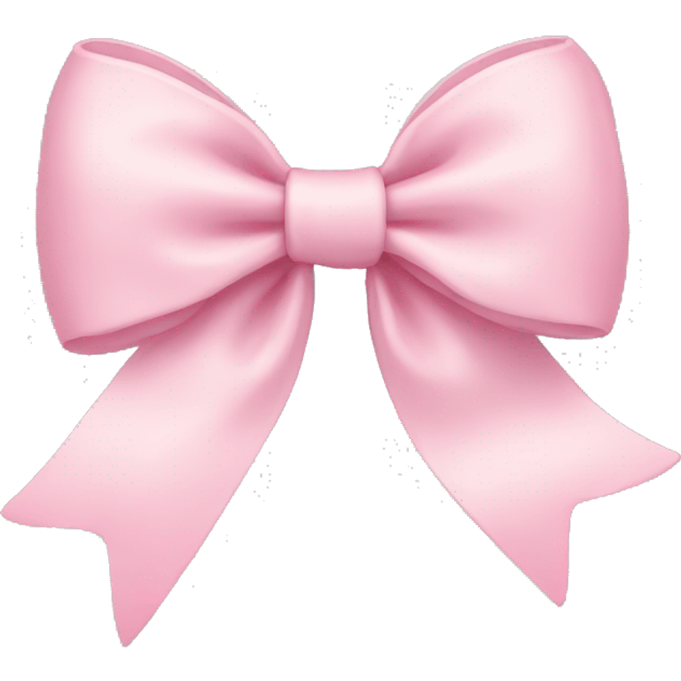 Light pink bow emoji