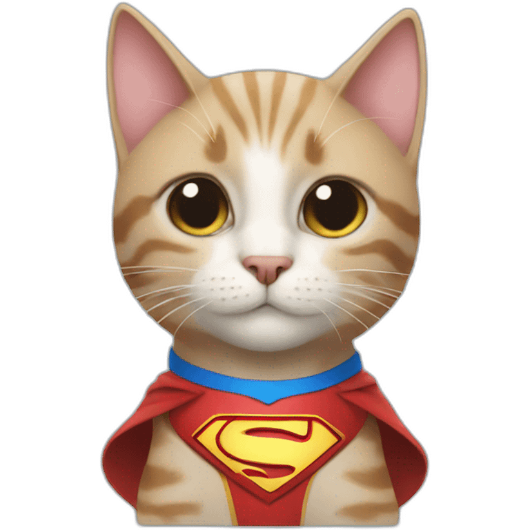 Super man cat emoji