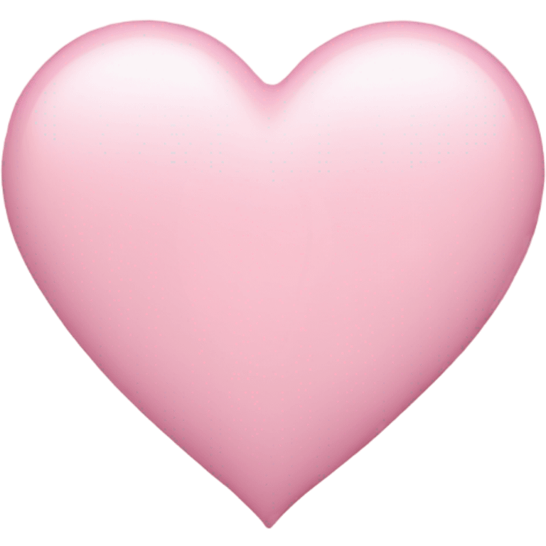 Pastel pink heart emoji