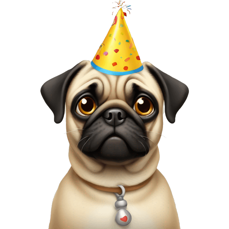 Birthday pugs  emoji