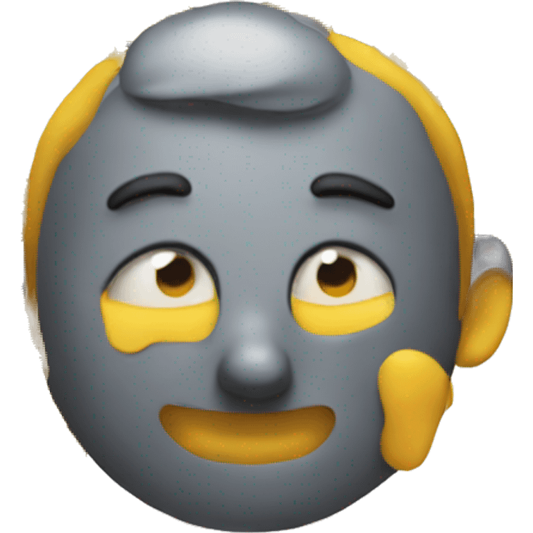 3D thinking emoji  emoji