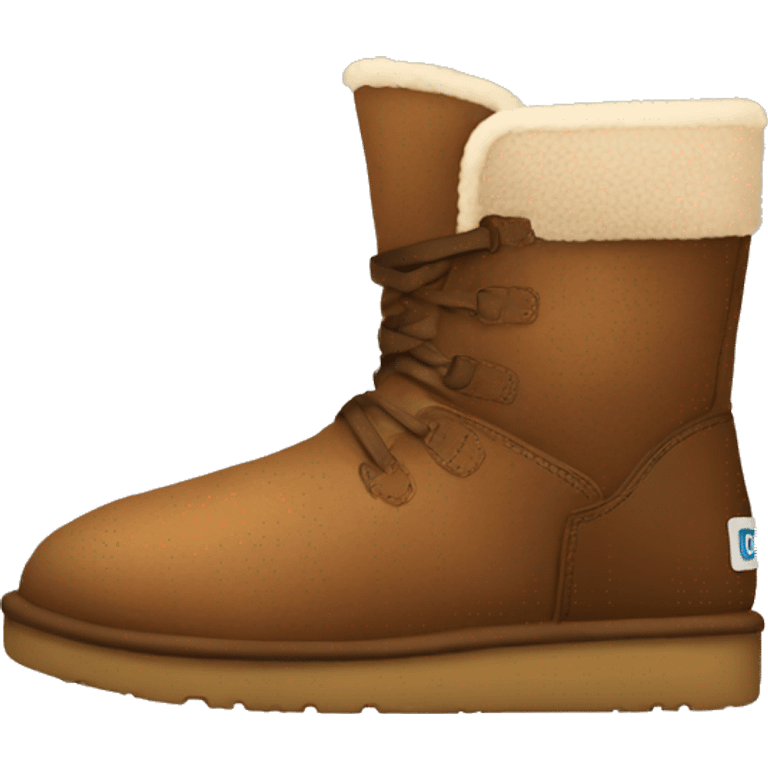 aesthetic brown uggs emoji