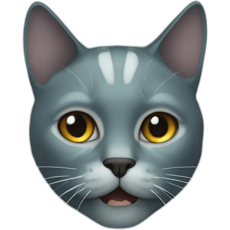 X ray cat head emoji