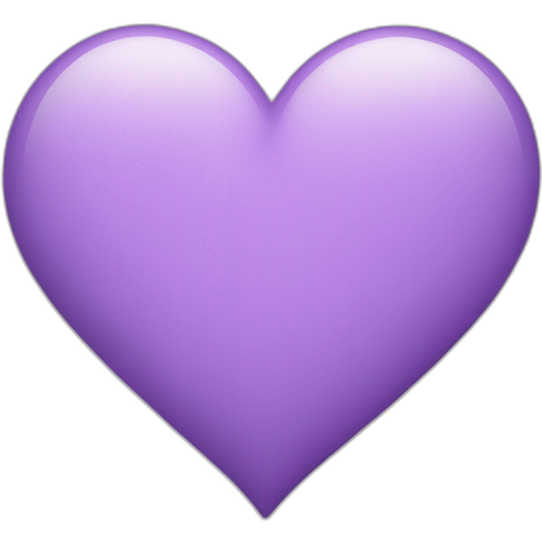 Light pruple heart emoji