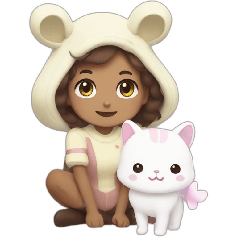 Bee and puppycat emoji