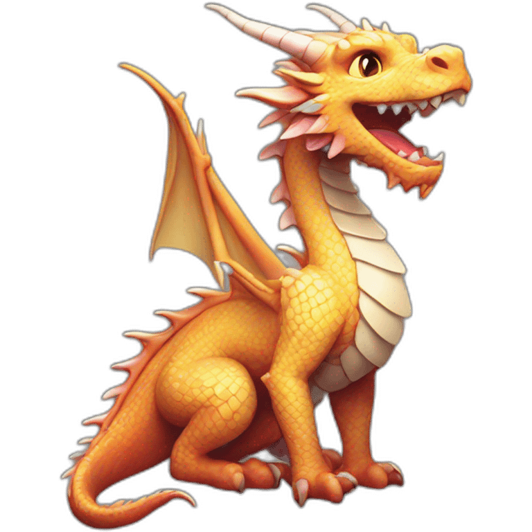 dragon cute BAROQUE emoji