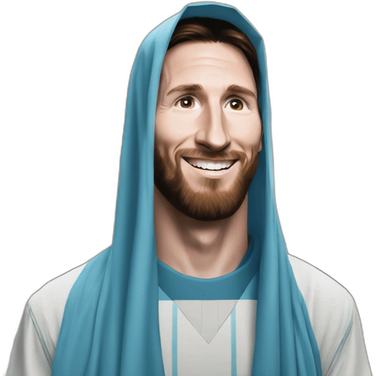 Messi dans la mosquée emoji