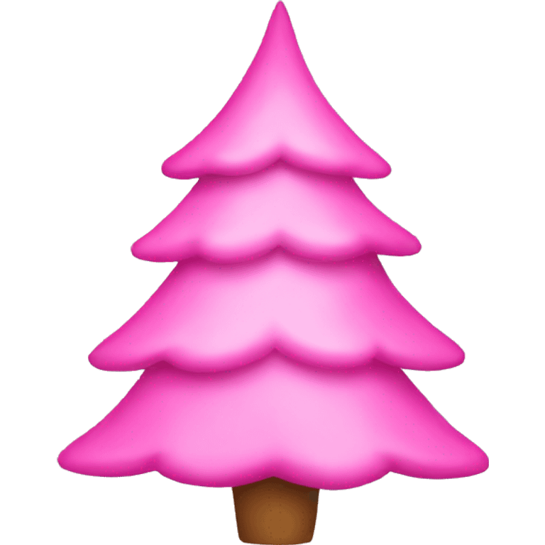 pink christmas tree emoji emoji