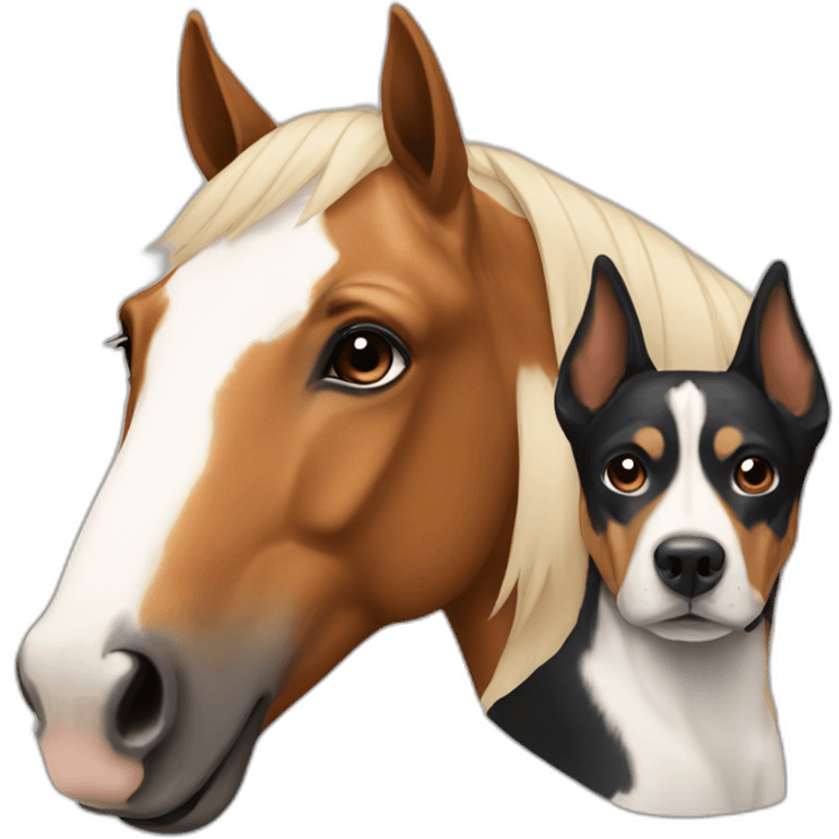 horse and dog emoji