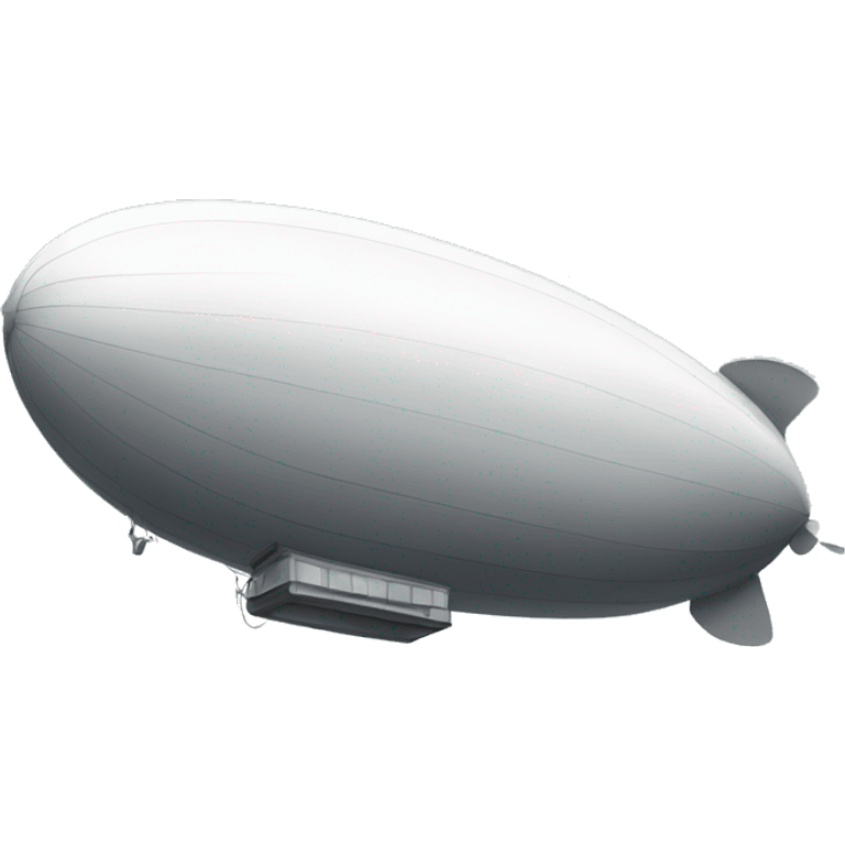 drawing of a blimp emoji