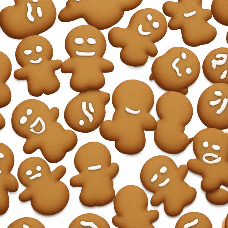 gingerbread man  emoji