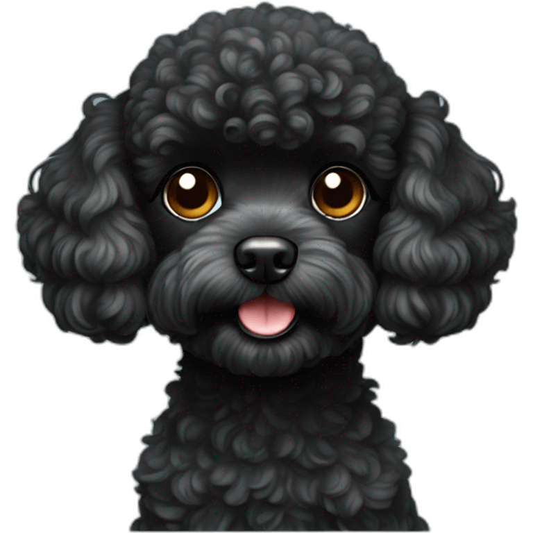 black toy poodle emoji