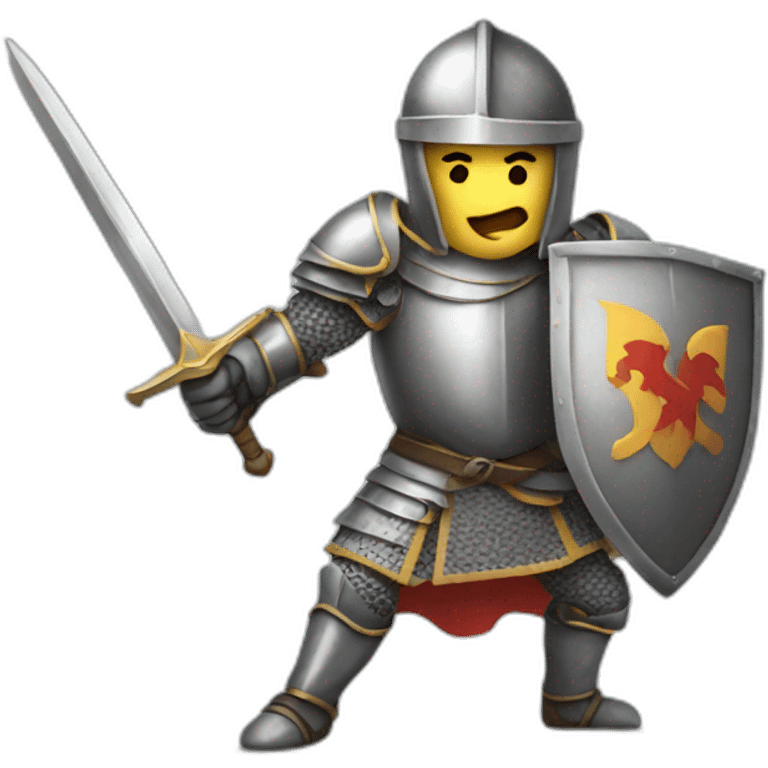 knight fighting emoji