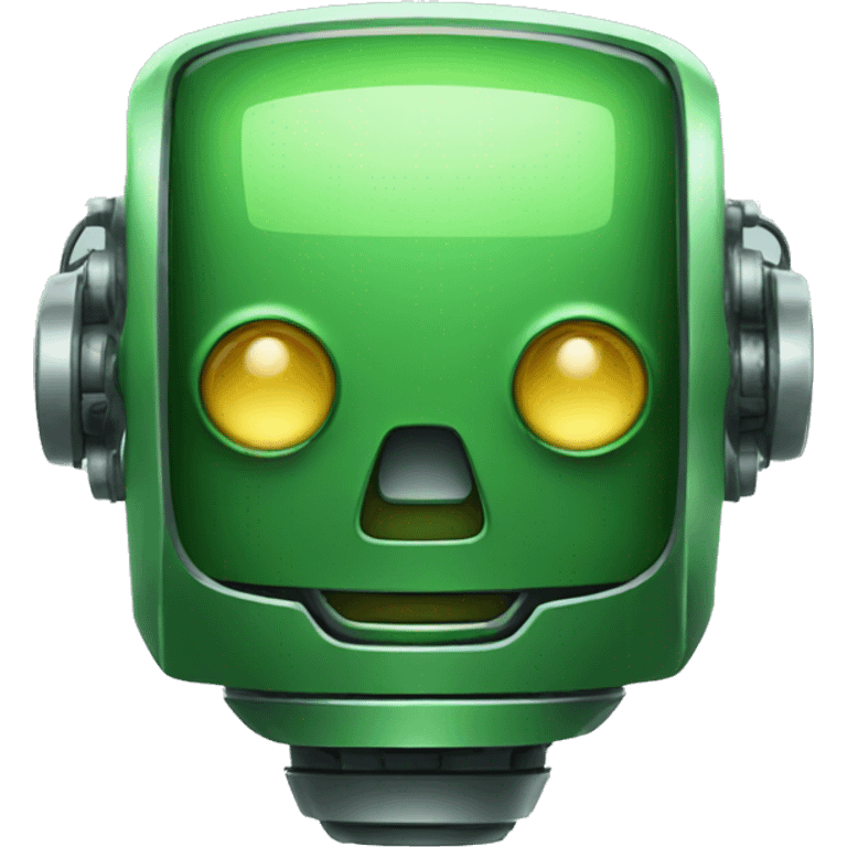 green robot emoji