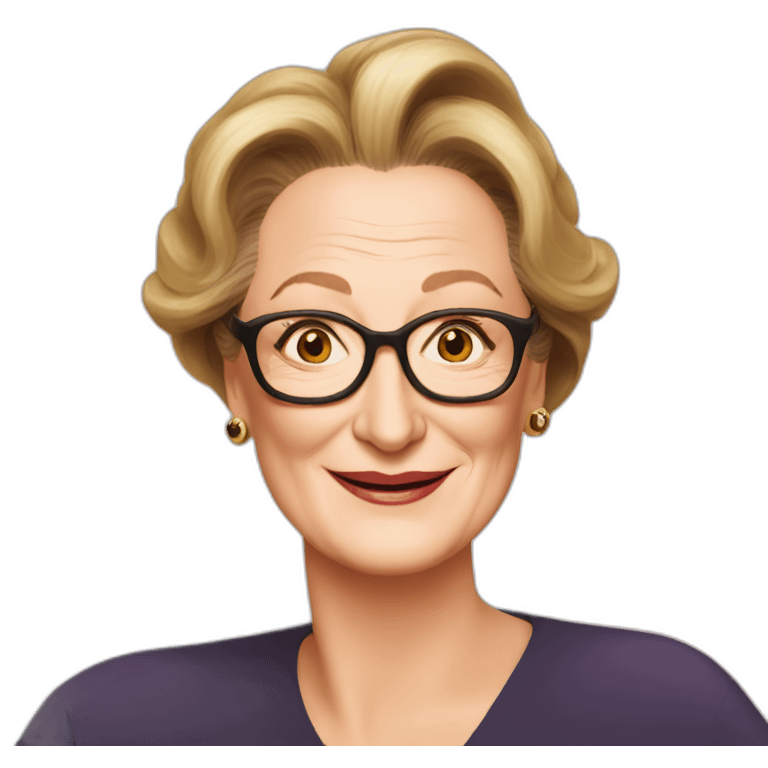 Meryl Streep emoji