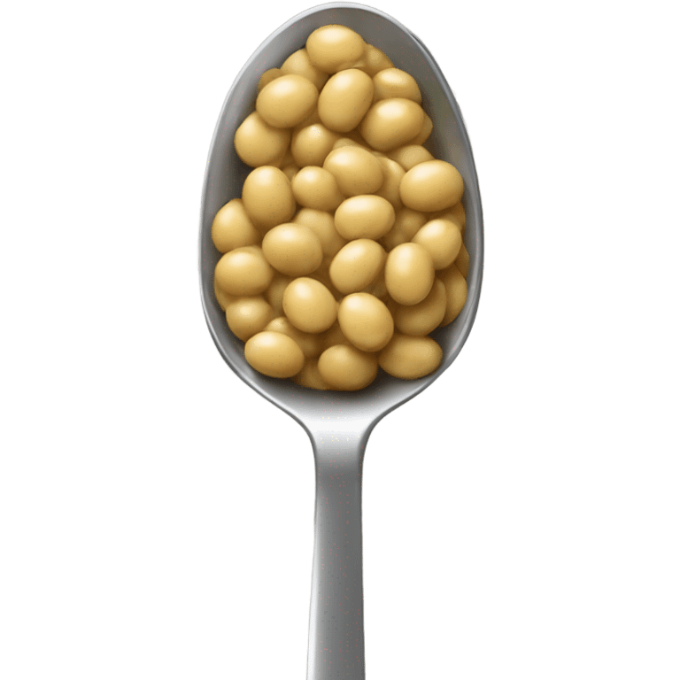 a spoonful of soybean emoji