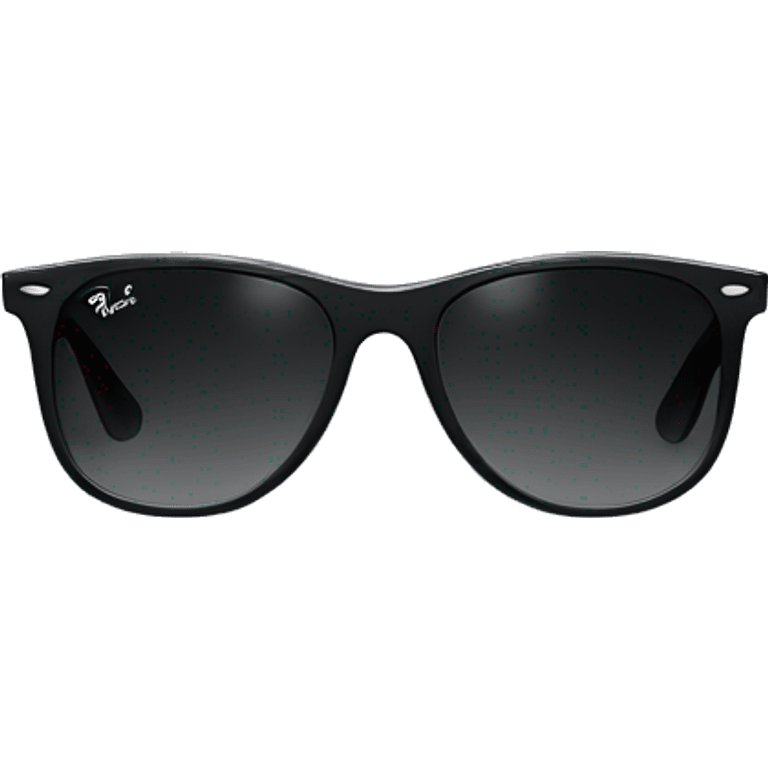 Black rayban sunglasses alone emoji