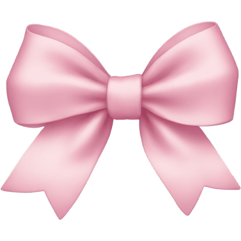 pastel pink bow emoji