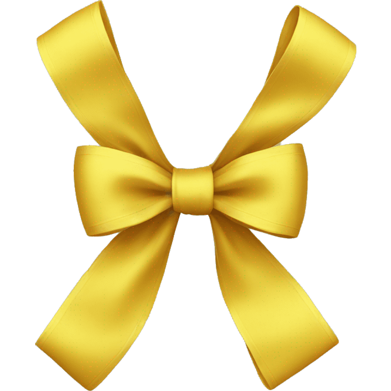 yellow bow emoji