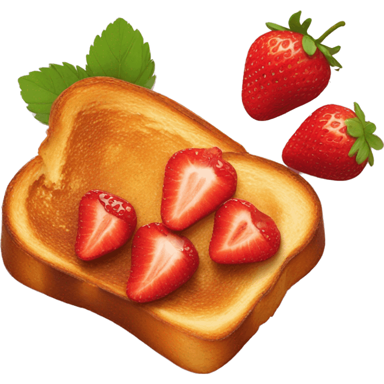 strawberry french toast emoji