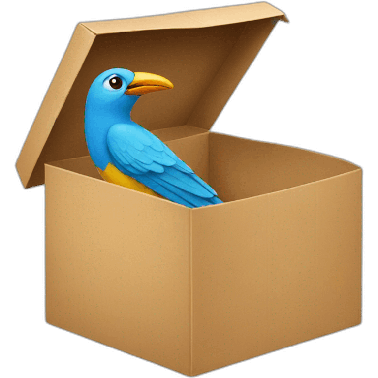 bird in a box emoji