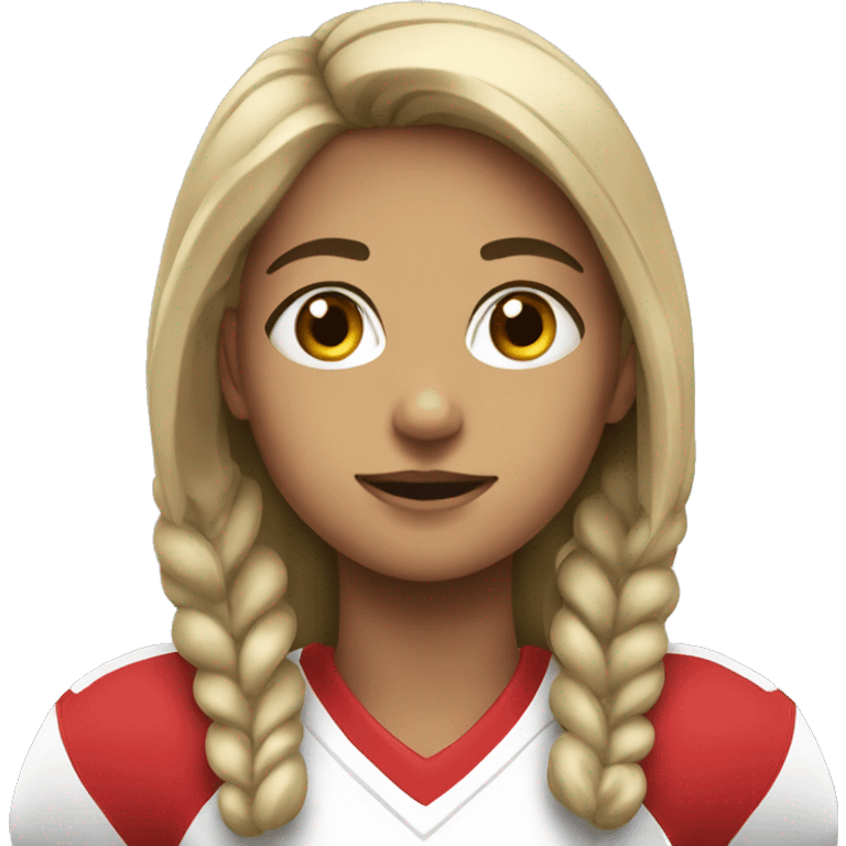 girl in football emoji