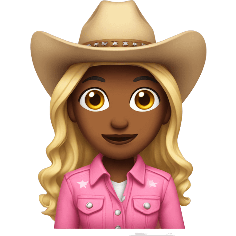 Pink Cowgirl emoji