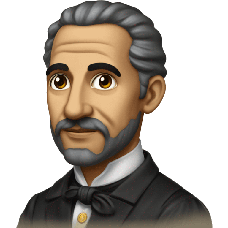 Eugenio María de Hostos y de Bonilla, known as El Gran Ciudadano de las Américas, was a Puerto Rican educator, philosopher, intellectual, lawyer, sociologist, novelist, and Puerto Rican independence advocate emoji