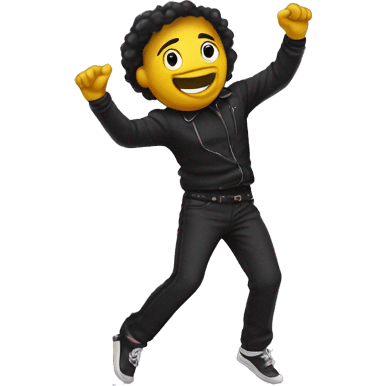 Caca qui danse le moonwalk emoji