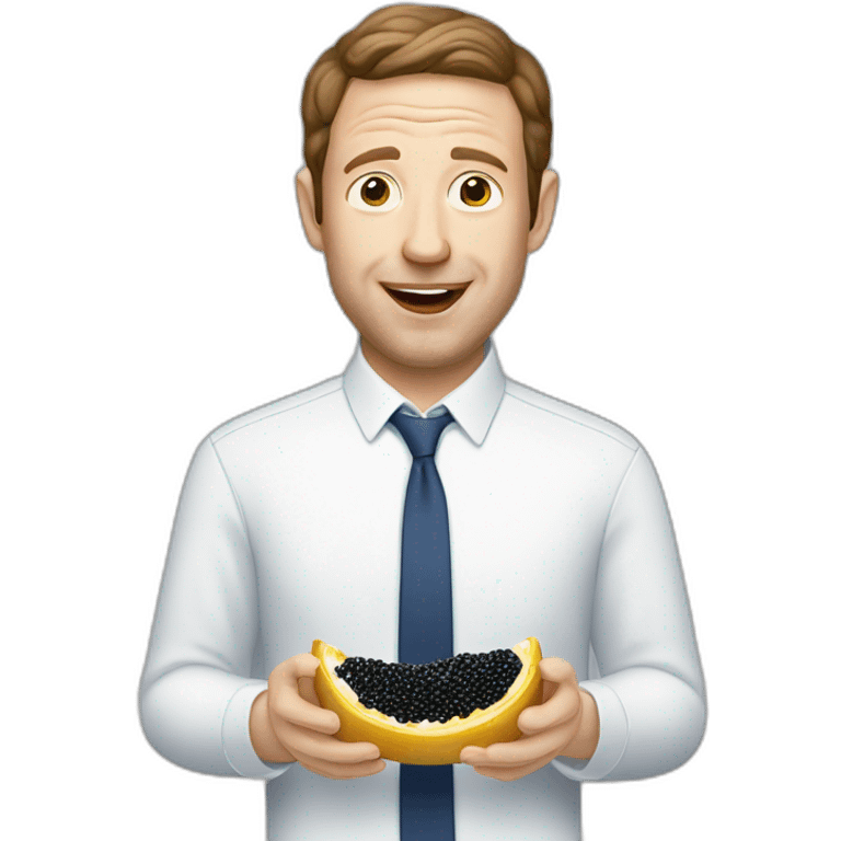 zuckerburg-eating-caviar emoji