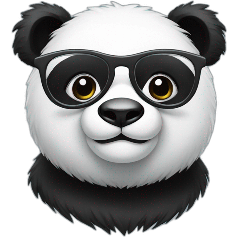 panda with glasses emoji