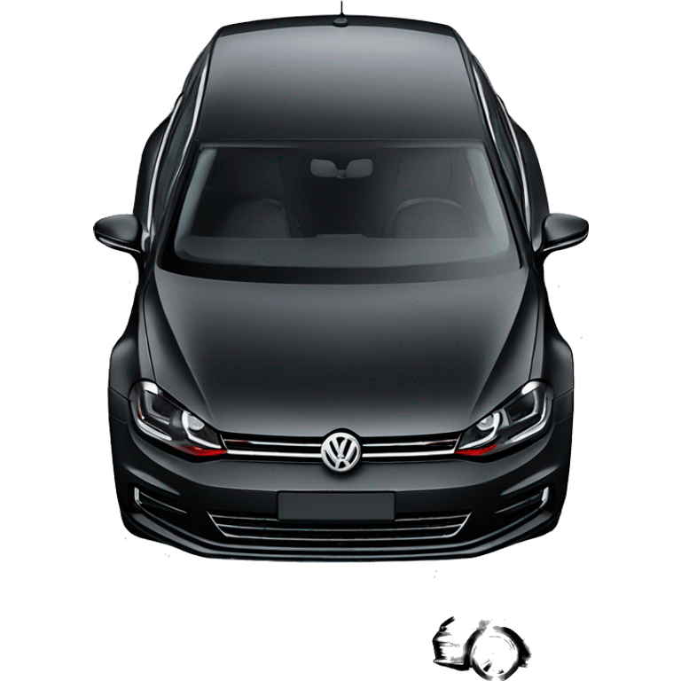 Volkswagen golf 7 black emoji