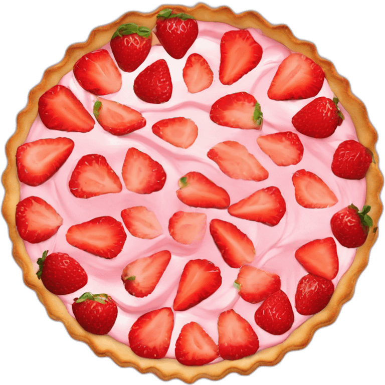 tarte au fraise emoji