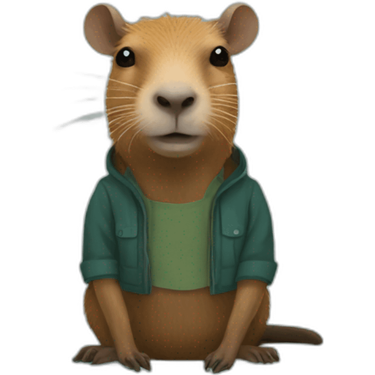 Walter white capybara emoji