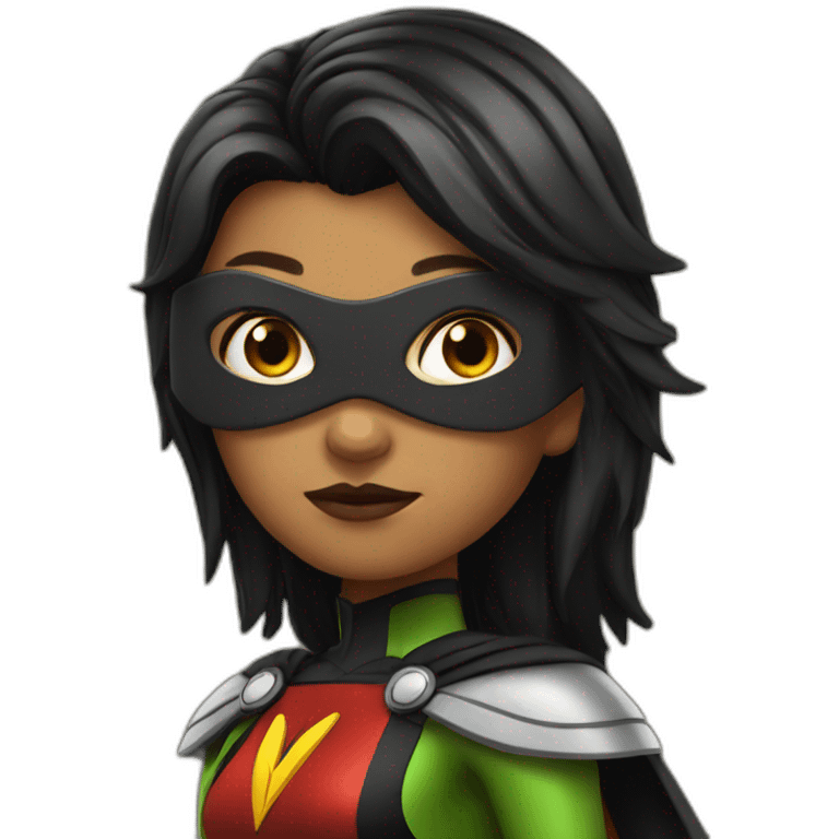 robin superhero girl emoji