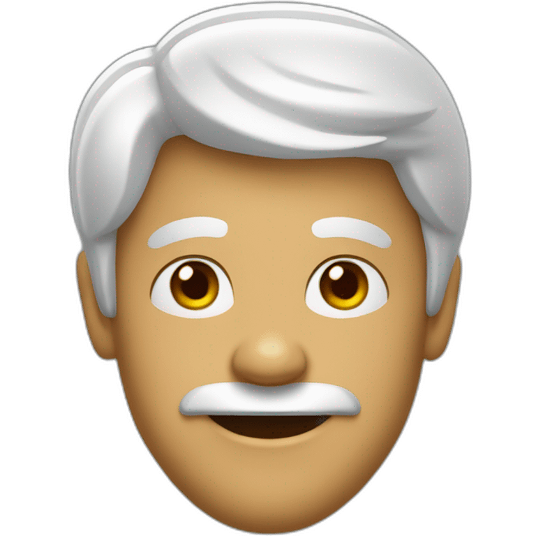 Una cara que represente desesperación de forma humorístico emoji