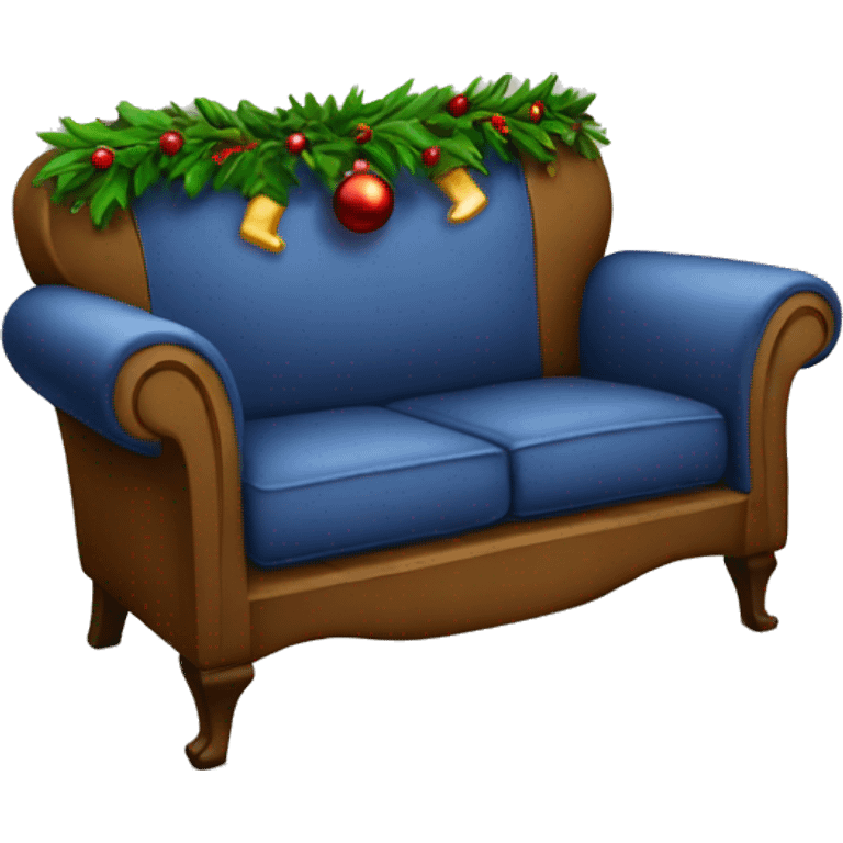 Christmas sofa emoji