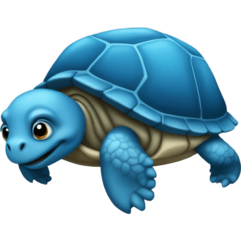 Blue turtle emoji