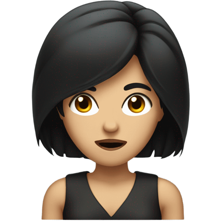 Ç A wheat-skinned woman with black hair, extremely angry emoji