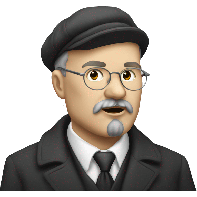 Lenin recording a podcas emoji