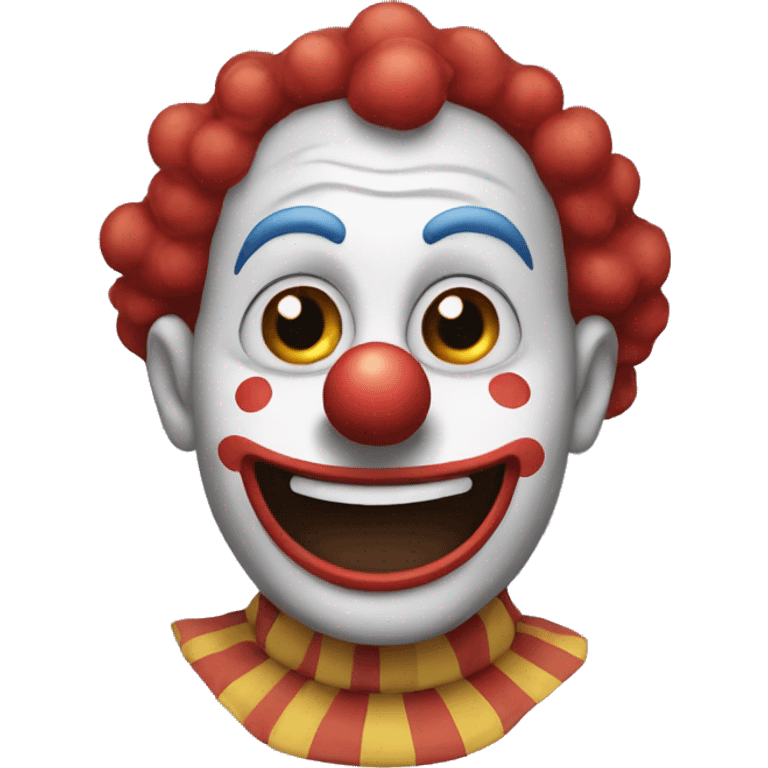 Clown saying goodnight emoji