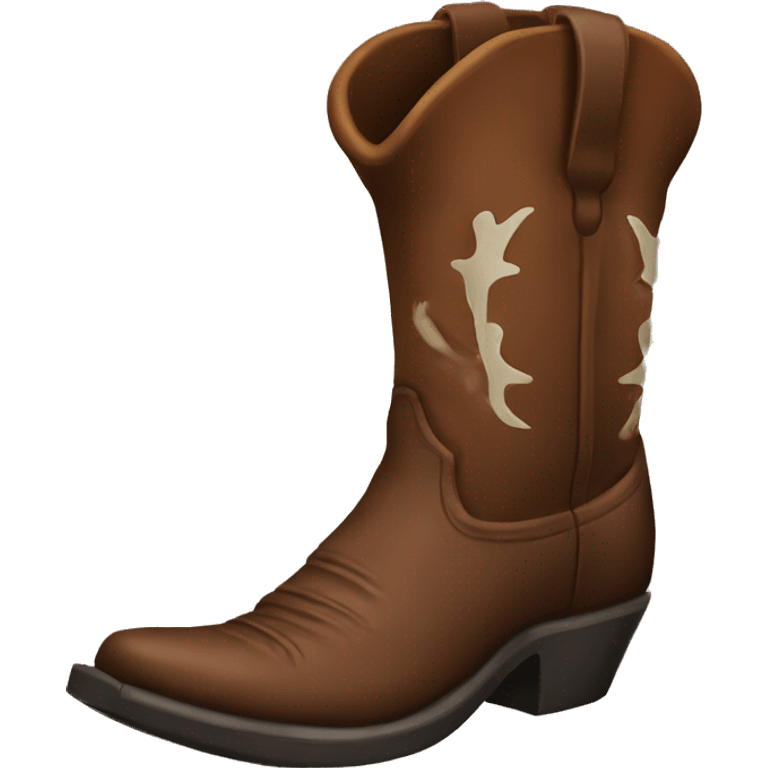 Cowboy boot emoji