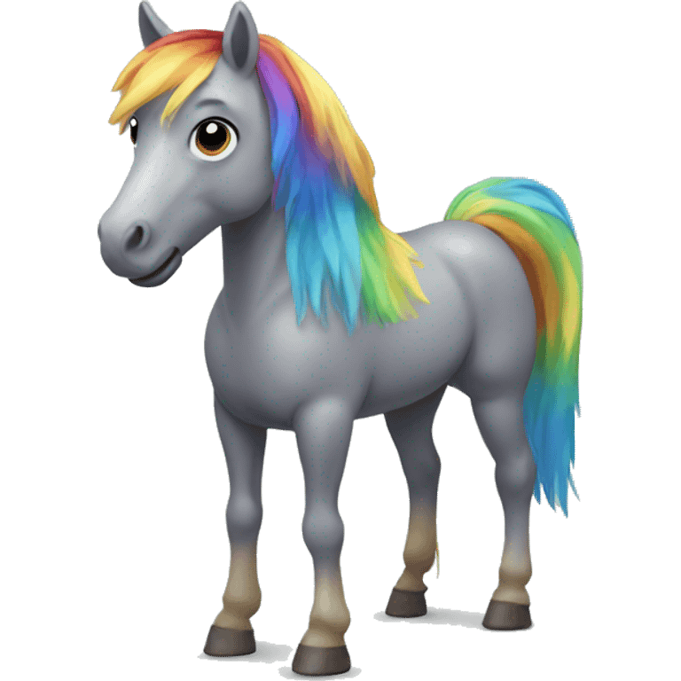 Rainbow horse  emoji