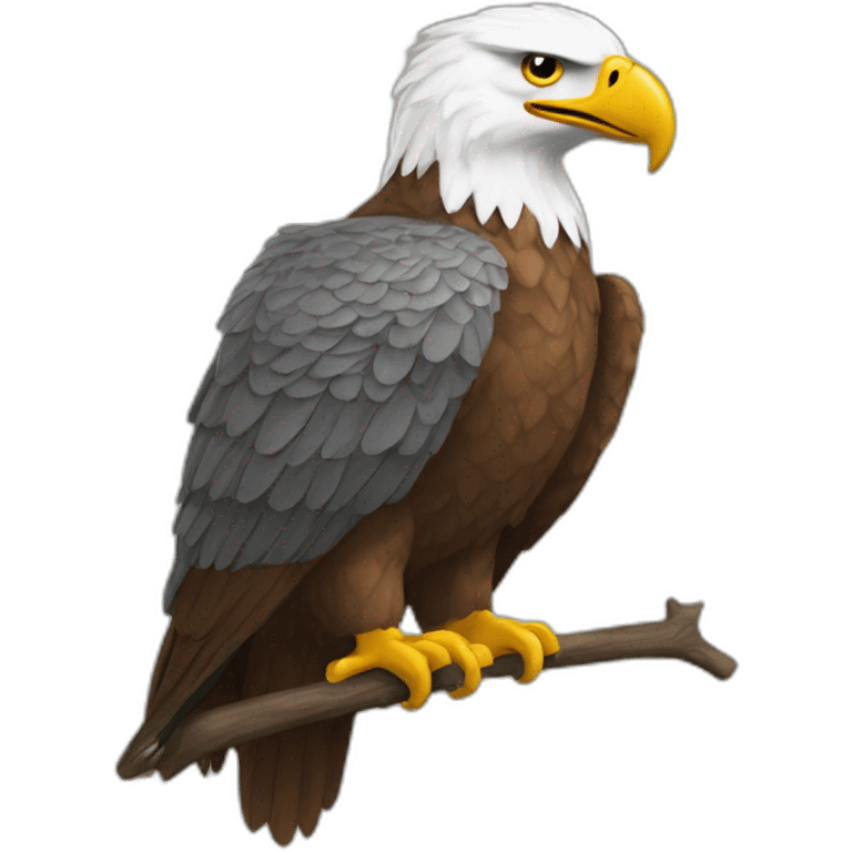 Aigle à deux tête  emoji