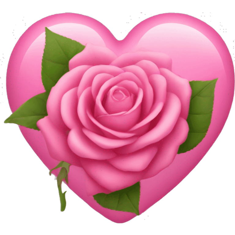 corazón rosa  emoji