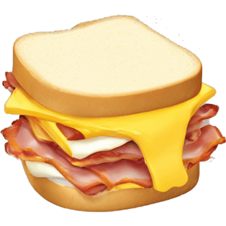 Bacon egg and cheese sandwich  emoji