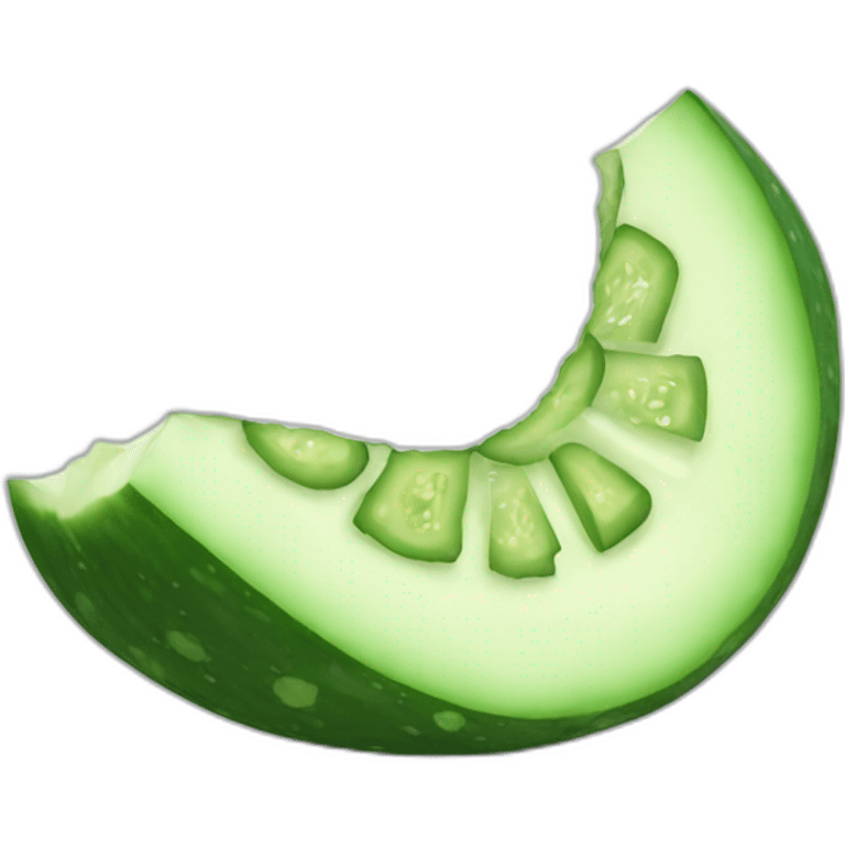 slice of cucumber emoji