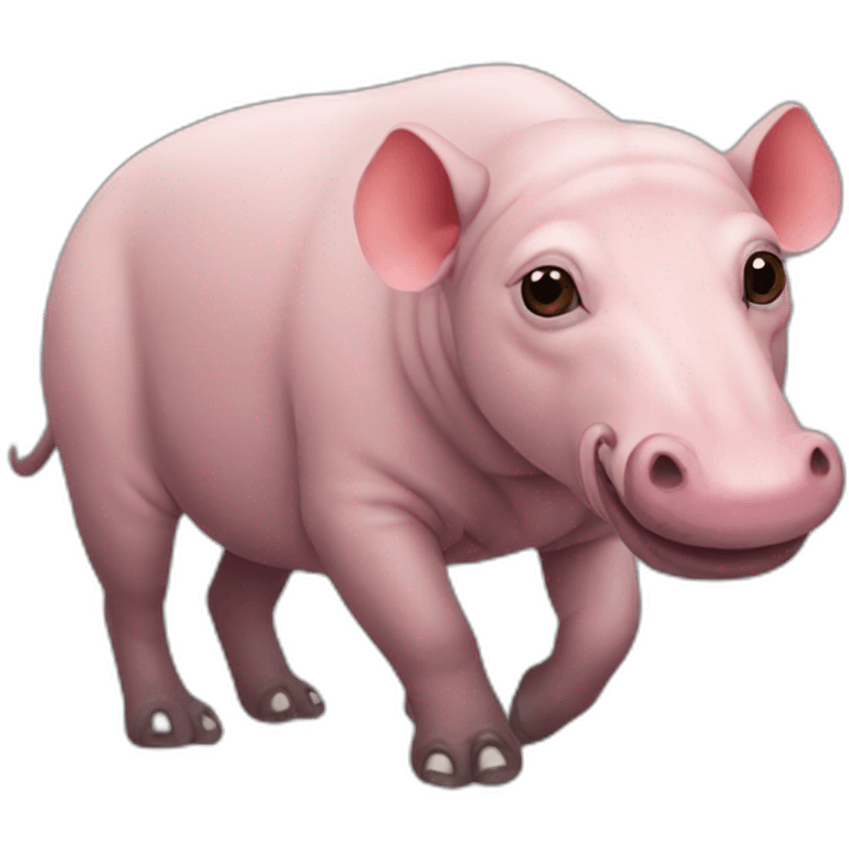 Pink Babirusa emoji