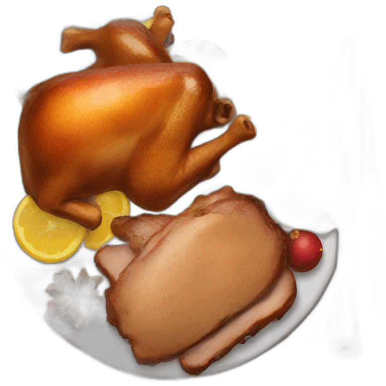 christmas dinner emoji